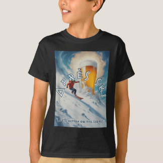 T-shirt Préférez Les Skis Sur Les Pistes