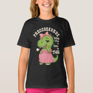 T-shirt Preggosaurus Rawr signifie que j'ai faim pour deux