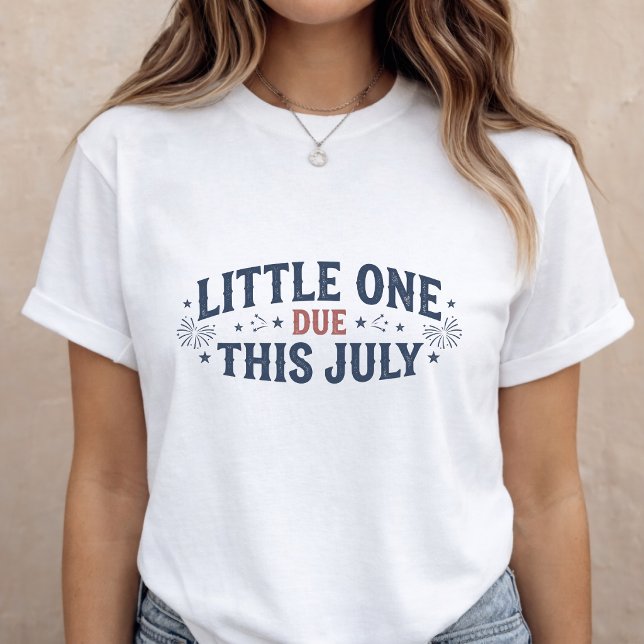 T-shirt Pregnancy Announcement Mom to Be 4th of July (Créateur téléchargé)