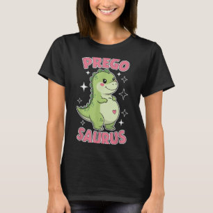 T-shirt Pregosaurus Cute Retro Mommy Dinosaur Grossesse An