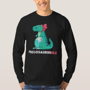 T-shirt Pregosaurus Rex Dinosaur Faire-part de grossesse 1