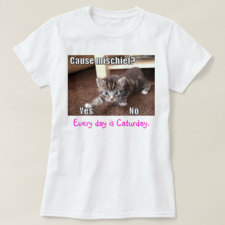 T-shirt Préjudice de Caturday