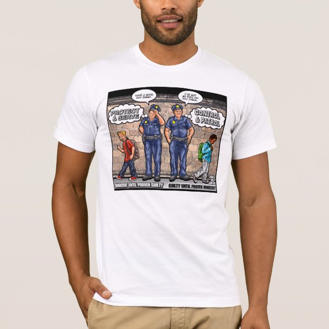 T-shirt Préjugés raciaux révélés (Devant)