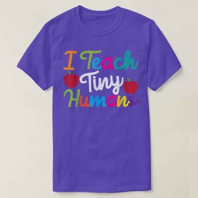T-shirt PréK maternelle Conception de l'enseignant I Teach (Design devant)