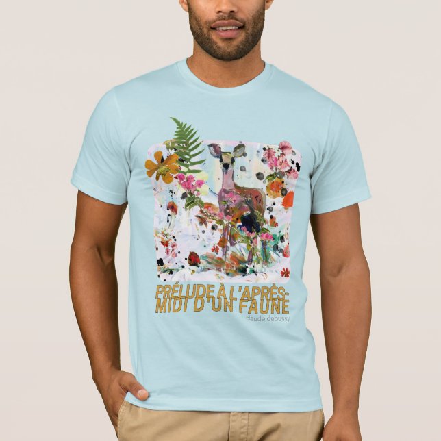 T-shirt prélude à l'après-midi d'une débussie faun (Devant)