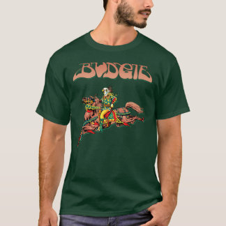 T-shirt Premier album du groupe Budgie 1971 amis famille