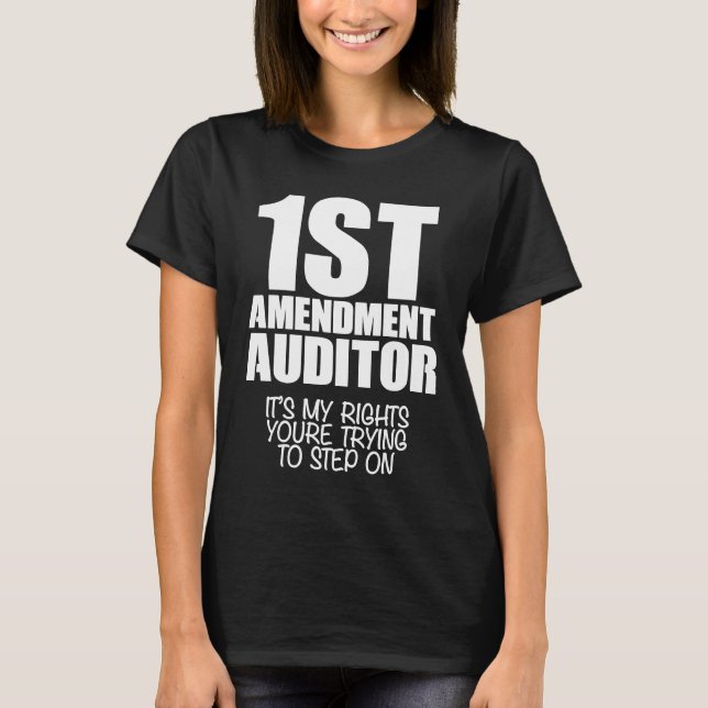 T-shirt Premier amendement Auditeur 1 (Devant)