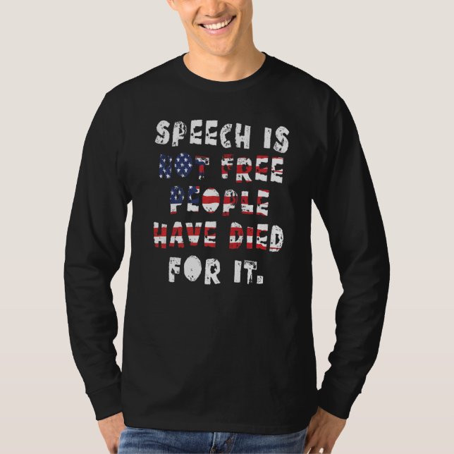 T-shirt Premier amendement sur la liberté d'expression (Devant)