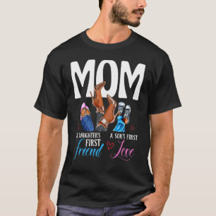 T-shirt Premier Ami de maman Un Fils Première Fille