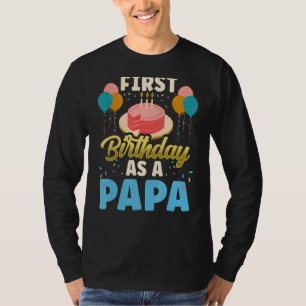 T-shirt Premier Anniversaire Comme Papa Fête Papa Père Pap