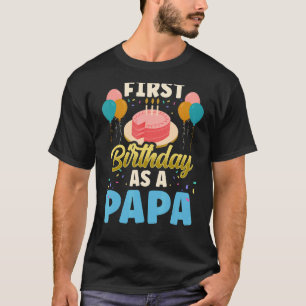 T-shirt Premier Anniversaire Comme Papa Fête Papa Père Pap