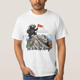 T-shirt Premier au Sommet, Toujours Honey Badger Mountain