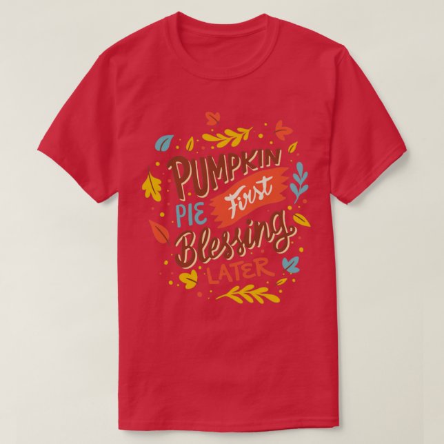 T-shirt Premier citrouille (Design devant)