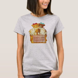 T-shirt Premier d'amies de soeurs nounours pour toujours