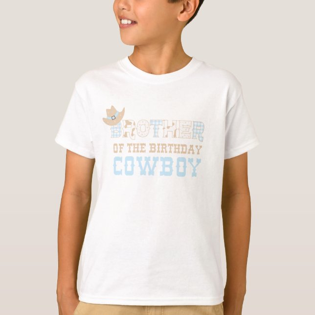 T-shirt Premier Frère Anniversaire Rodéo (Devant)