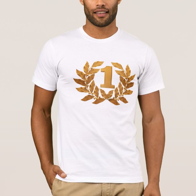 T-shirt premier gagnant d'endroit ! (Devant)