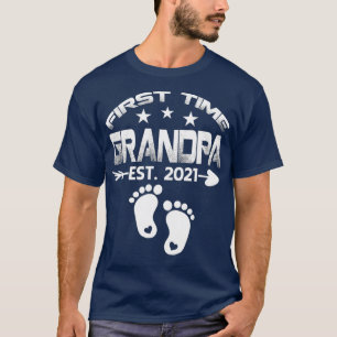 T-shirt Premier grand-père 2021 Nouveau grand-père à ê