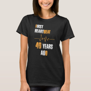 T-shirt Premier Heartbeat Il y a 40 ans Anniversaire