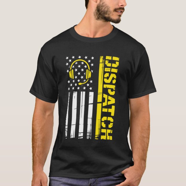 T-shirt Premier intervenant fier - Opérateur d'urgence 911 (Devant)