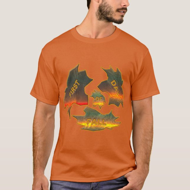 T-SHIRT PREMIER JOUR D'AUTOMNE (Devant)