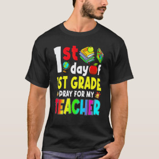 T-shirt Premier Jour De 1ère Année Enseignant Rentrée Scol