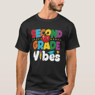 T-shirt Premier Jour De 2E Année Chemise Funny Deuxième Gr