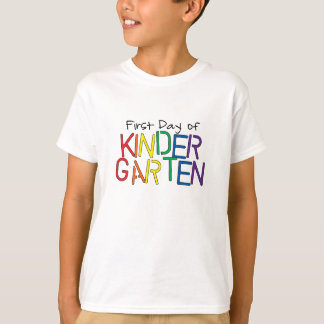 T-shirt Premier jour de jardin d'enfants