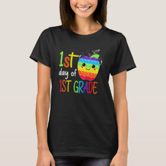 T-shirt Premier Jour De La Maîtresse De 1re Année Filles G