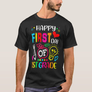 T-shirt Premier Jour De L'École 1Er Année Professeur Retou