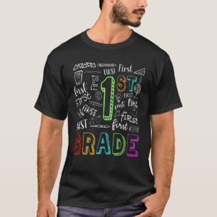 T-shirt Premier jour de l'école 1er élèves de 1ère année R