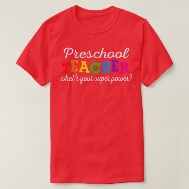 T-shirt Premier jour de l'école Enseigner de retour à l'en (Design devant)