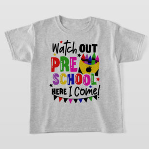 T-shirt Premier jour de l'école maternelle