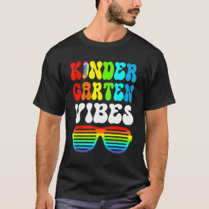T-shirt Premier Jour De L'École Maternelle Vibes Mignonne 