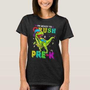 T-shirt Premier Jour De L'École Prêt À Écraser Pré K Enfan