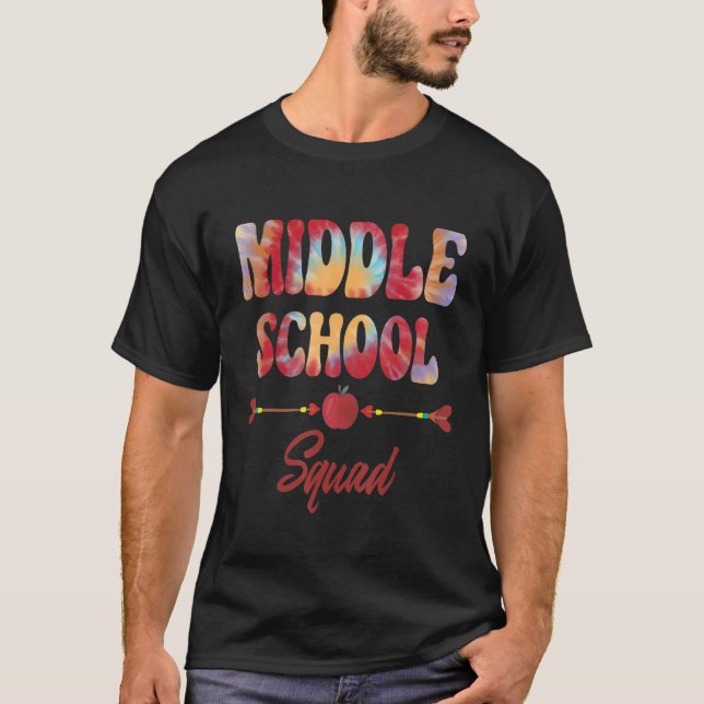 T-shirt Premier Jour De L'École Secondaire Escadron Te Pro (Devant)