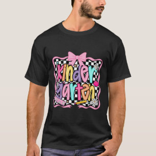 T-shirt Premier jour de maternelle floral pour l'enseignan