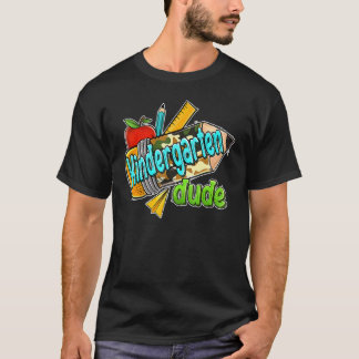 T-shirt Premier Jour De Maternelle Mec Retour À L'école En