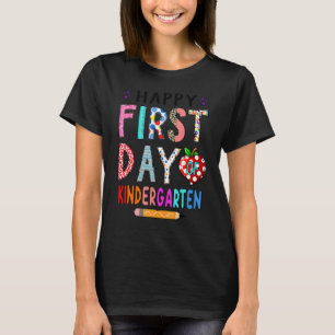 T-shirt Premier Jour De Maternelle Retour À L'École Enseig
