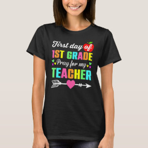 T-shirt Premier Jour De Prière De 1Ere Année Pour Mon Prof