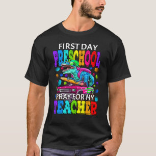 T-shirt Premier Jour De Prière Préscolaire Pour Mon Enseig