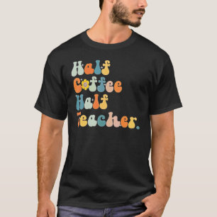 T-shirt Premier Jour D'école Demi Café Demi Femmes Enseign