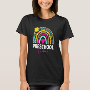 T-shirt Premier Jour D'école Maternelle Vibes Équipe Arc-e