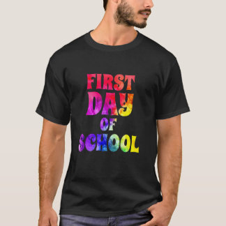 T-shirt Premier Jour D'école Pour Les Enseignants Professi
