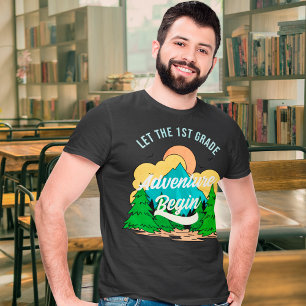 T-shirt Premier Jour D'École Professeur De 1re Année Remer