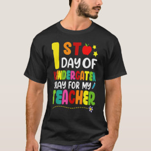 T-shirt Premier Jour D'Enfance Priez Pour Mon Amusement En