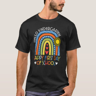T-shirt Premier Jour D'Enseignant De Jardin D'Enfance Reto