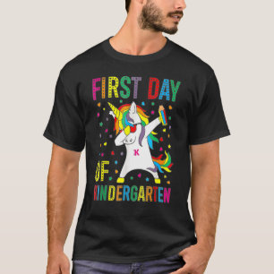 T-shirt Premier Jour D'Enseignants À La Maternelle Enfants