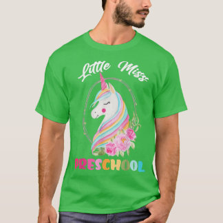 T-shirt Premier Jour D'Enseignement Préscolaire Retour À L