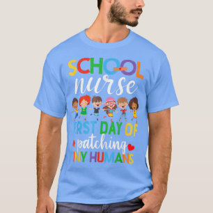 T-shirt Premier Jour Drôle De Patching Tiny Humans Tee Sch
