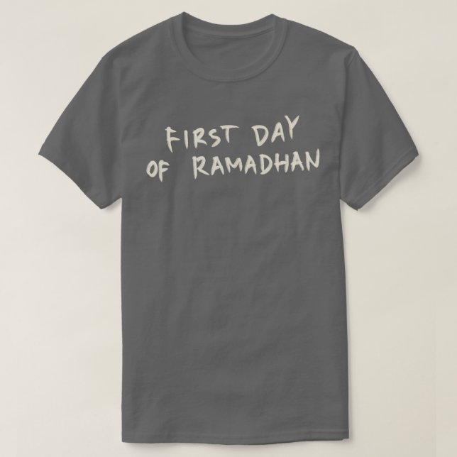 T-shirt Premier Jour Du Ramadan (Design devant)
